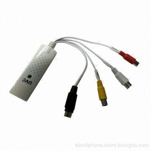 Driveless USB 2.0 Easy Audio/Video Capture, No Need Drive Support, WIN7/WIN8 System